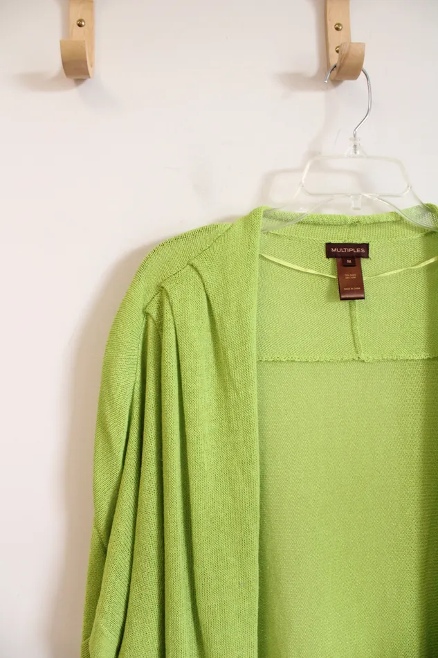 Earrings Multiples Multiples Lightweight Lime Green Cardigan M