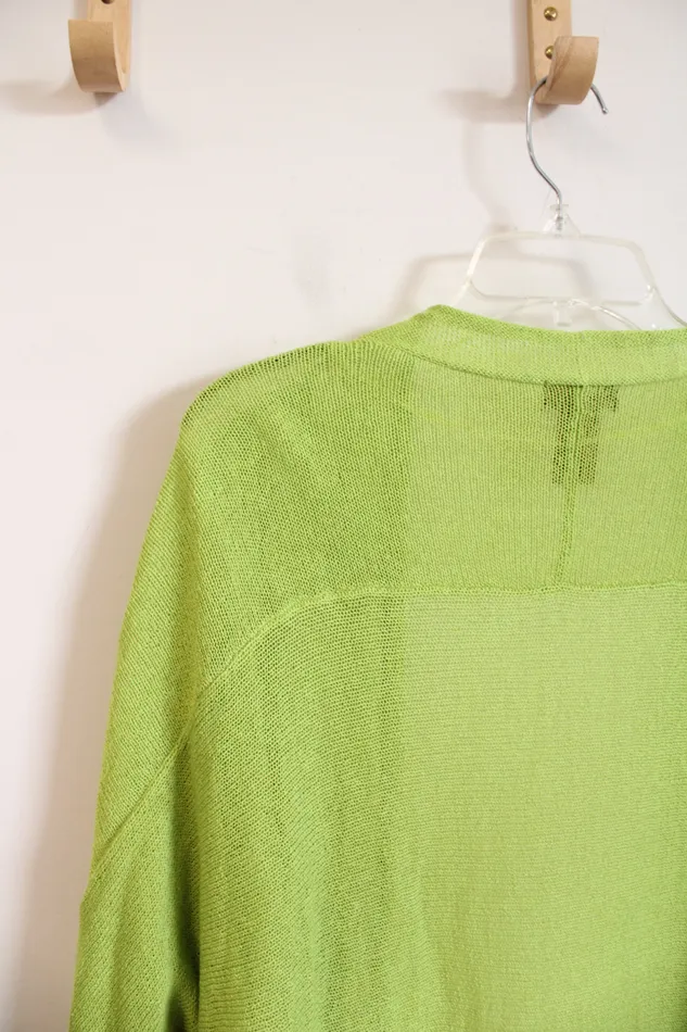 Earrings Multiples Multiples Lightweight Lime Green Cardigan M