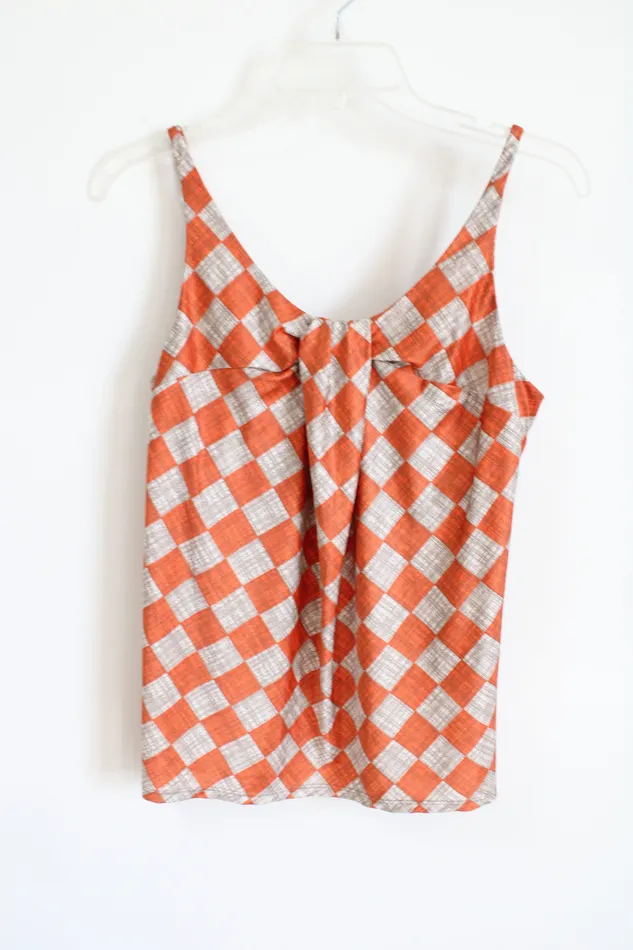 Earrings New York Company New York Co Orange Check Tank M