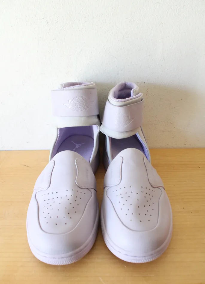 Earrings Nike Air Jordan 1 Lover XX Violet Mist Sneakers Size 85 Nike