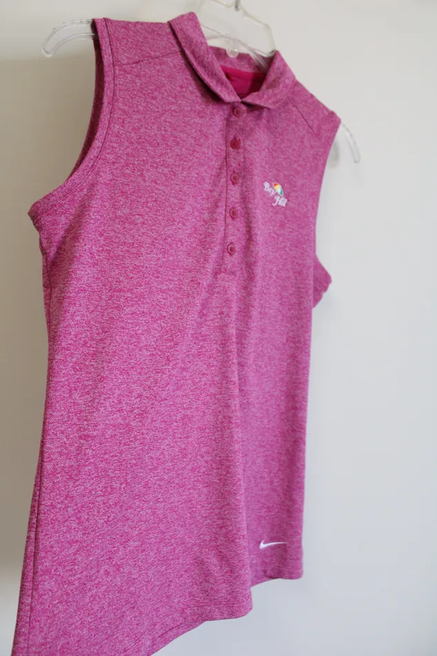 Earrings Nike Nike Golf DriFit Bay Fill Pink Polo Tank M