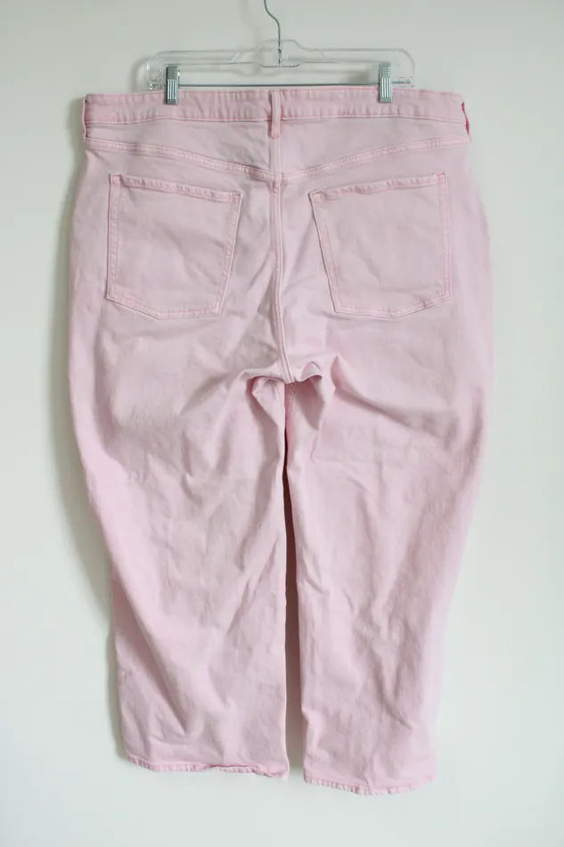 Earrings Old Navy Extra High Rise SkyHi Wide Leg Pink Jeans 20 Old Navy