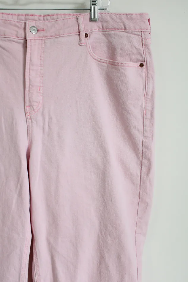 Earrings Old Navy Extra High Rise SkyHi Wide Leg Pink Jeans 20 Old Navy