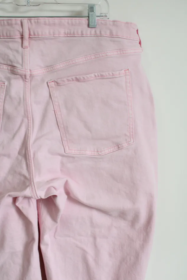 Earrings Old Navy Extra High Rise SkyHi Wide Leg Pink Jeans 20 Old Navy