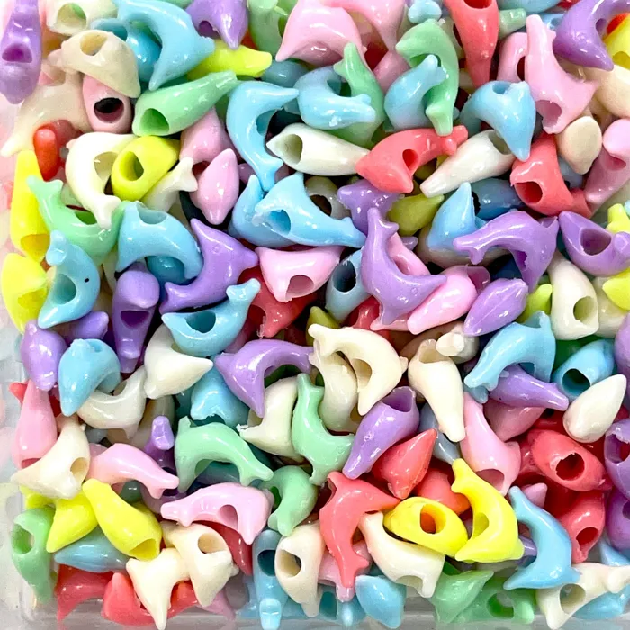 Earrings Peppy Beads Acrylic Dolphin Beads Assorted 50 Gr Pack Approx 130 Beads Earrings Peppy Beads Acrylic Dolphin Beads Assorted 50 Gr Pack Approx 130 Beads
