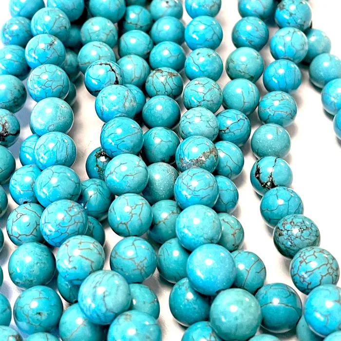 Earrings Peppy Beads Genuine Turquoise Beads 8mm Smooth Round 47 Beads Natural Turquoise Beads Earrings Peppy Beads Genuine Turquoise Beads 8mm Smooth Round 47 Beads Natural Turquoise Beads