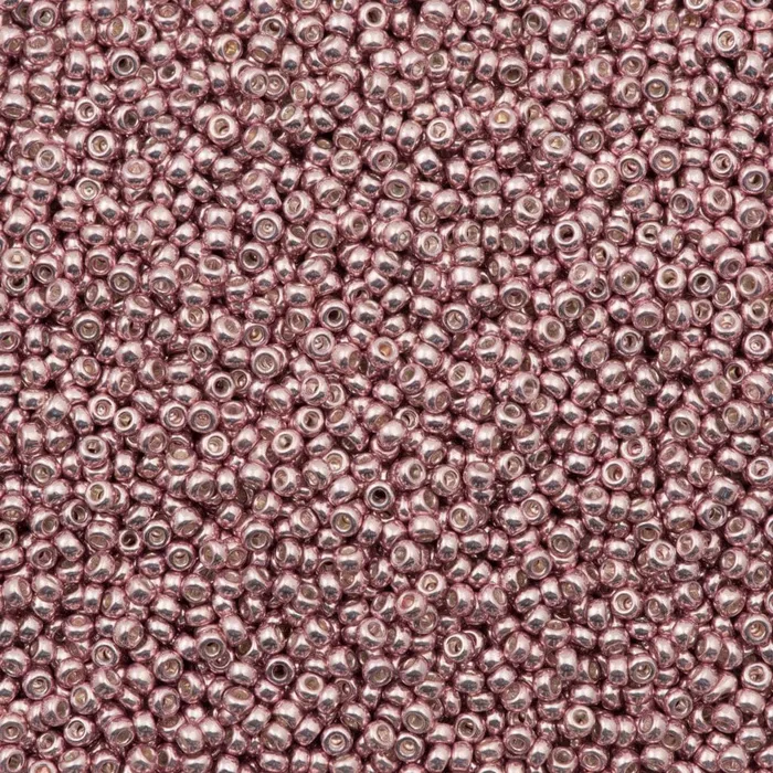 Earrings Peppy Beads Miyuki Seed Beads 110 Galvanized Lt Rose 1061L