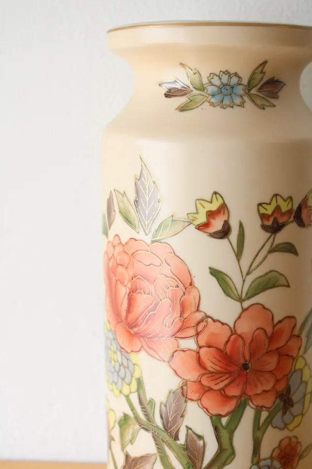 Earrings Sadek Andrea By Sadek Made In Japan Porcelain Peony Floral Vase 115