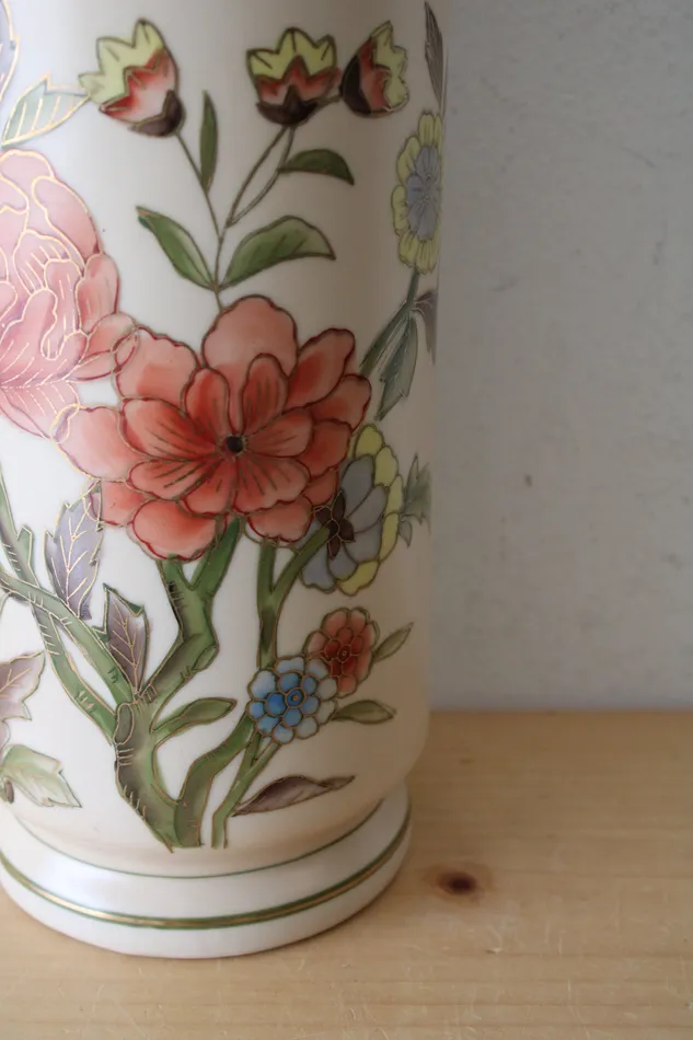 Earrings Sadek Andrea By Sadek Made In Japan Porcelain Peony Floral Vase 115
