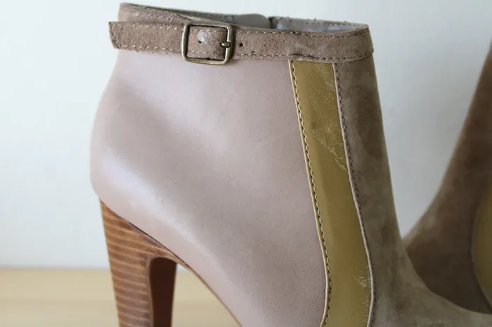 Earrings Seychelles Seychelles Leather Suede Heeled Boots Size 65
