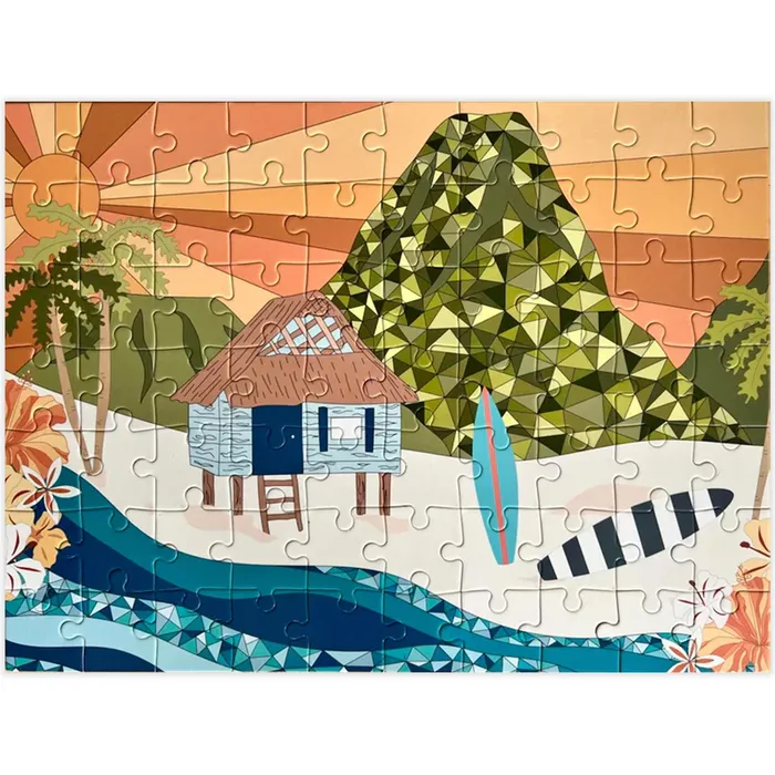 Earrings SURFSHACKPUZZLE Surf Shack Stay a While 70piece Kids Puzzle