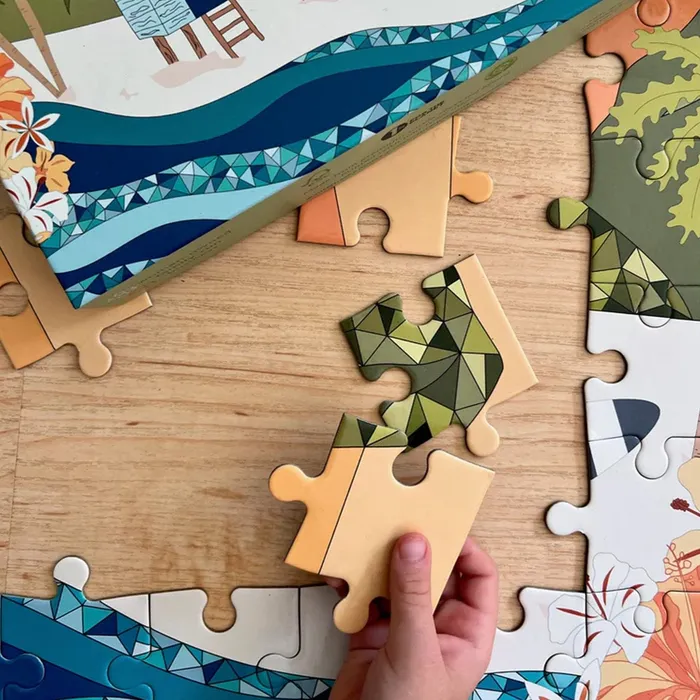Earrings SURFSHACKPUZZLE Surf Shack Stay a While 70piece Kids Puzzle