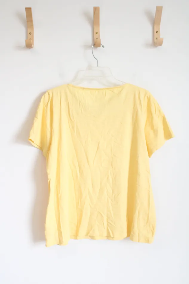 Earrings Talbots Yellow Tee XL Talbots