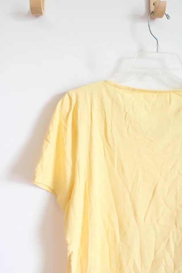 Earrings Talbots Yellow Tee XL Talbots