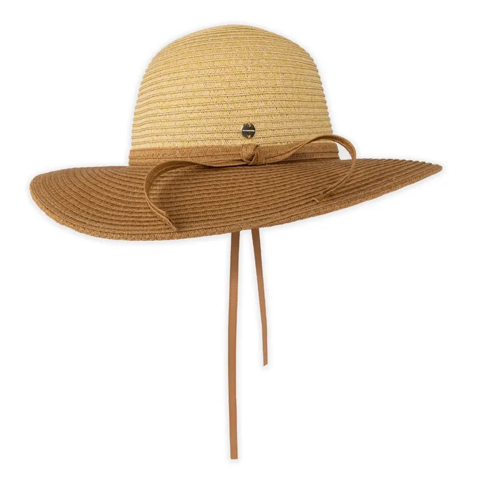 Earrings TANKSTREAM Kooringal Womens Santa Cruz Wide Brim 2Tone Hat Natural Earrings TANKSTREAM Kooringal Womens Santa Cruz Wide Brim 2Tone Hat Natural