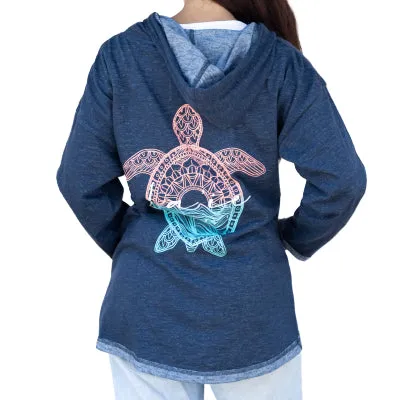 Earrings TANKSTREAM Pacific Creations Womens Sunrise Turtle Hoodie