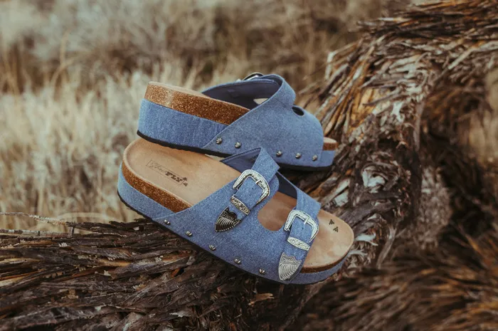 Earrings THE PLATINUM BUCKLES SANDALS DENIM 2FLY