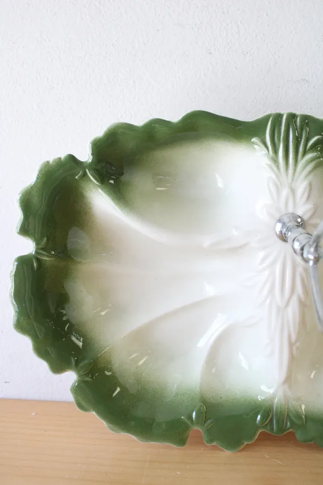 Earrings Valley Vista Valley Vista Green Cabbage Porcelain 208 Serving Dish