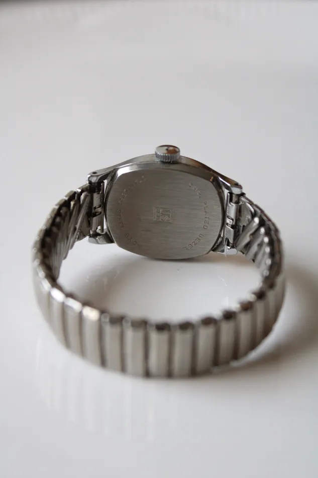 Earrings Vintage US Time Stainless Steel Cinderella Watch Jubilee Thrift