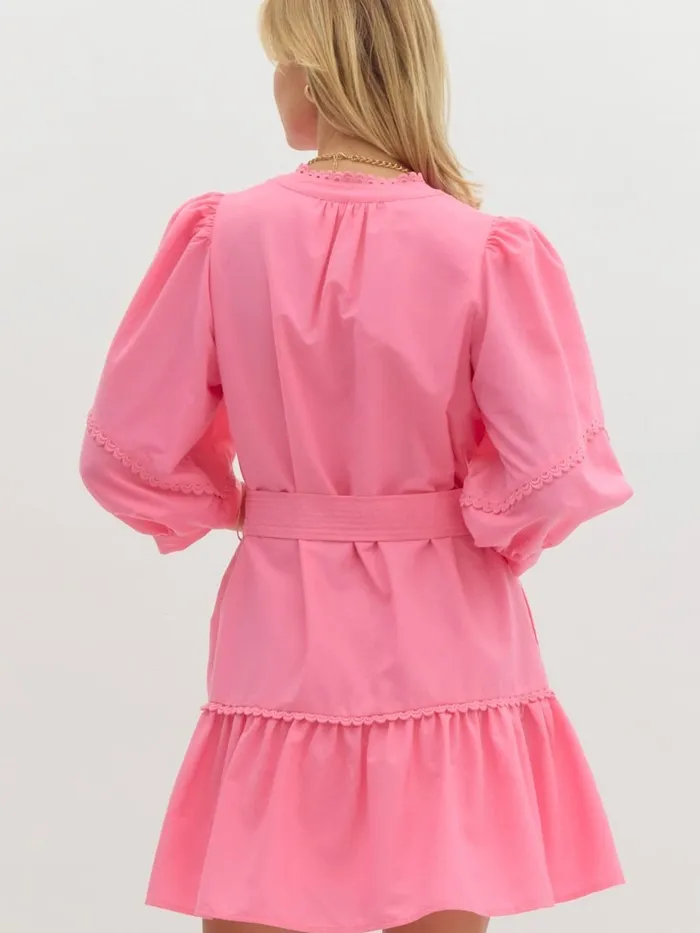 Earrings Vivian Tie Waist Dress Entro