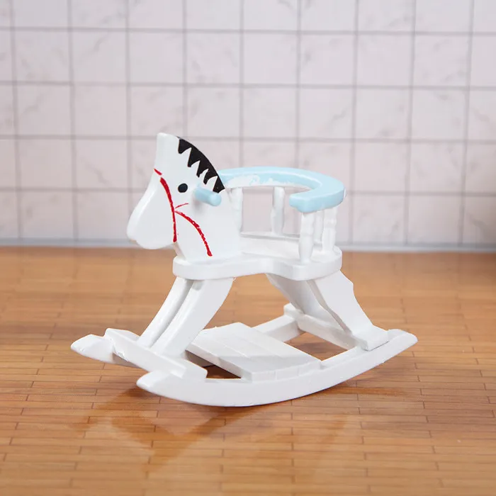 Earrings Wooden Rocking Horse 112 Scale Dollhouse Nursery Accessory CJ