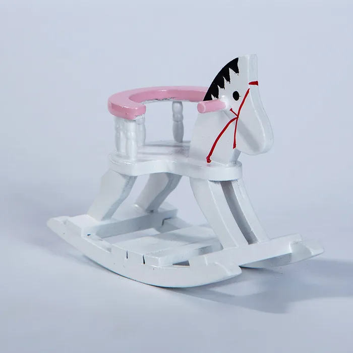 Earrings Wooden Rocking Horse 112 Scale Dollhouse Nursery Accessory CJ