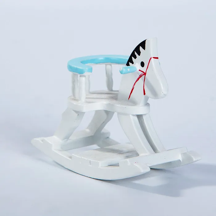 Earrings Wooden Rocking Horse 112 Scale Dollhouse Nursery Accessory CJ