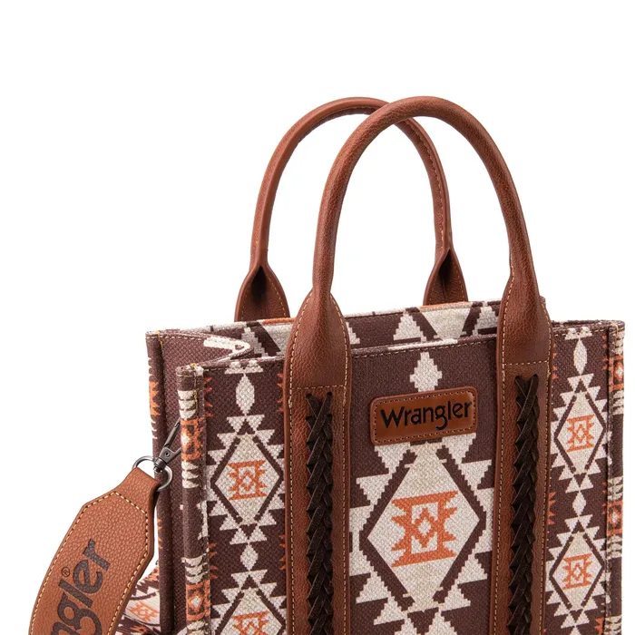 Earrings WRANGLER SOUTHWESTERN COFFEE MINI CROSSBODY TOTE MONTANA WEST