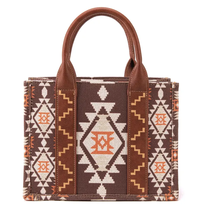 Earrings WRANGLER SOUTHWESTERN COFFEE MINI CROSSBODY TOTE MONTANA WEST
