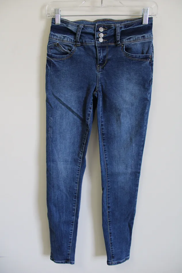 Earrings YMI Wanna Betta Butt Mid Rise Skinny Jeans 3 YMI