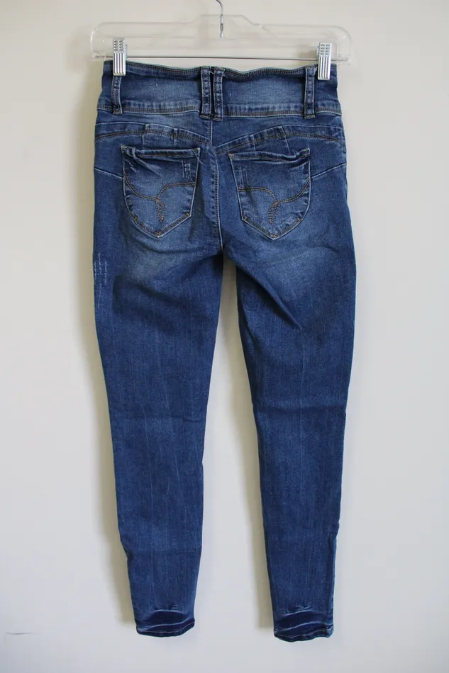 Earrings YMI Wanna Betta Butt Mid Rise Skinny Jeans 3 YMI