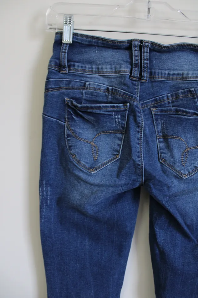 Earrings YMI Wanna Betta Butt Mid Rise Skinny Jeans 3 YMI