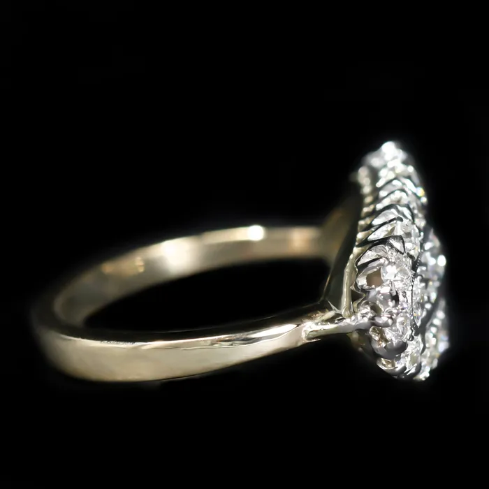 Edwardian 150 CTW Old European Cut Diamond Ring OTC Rings