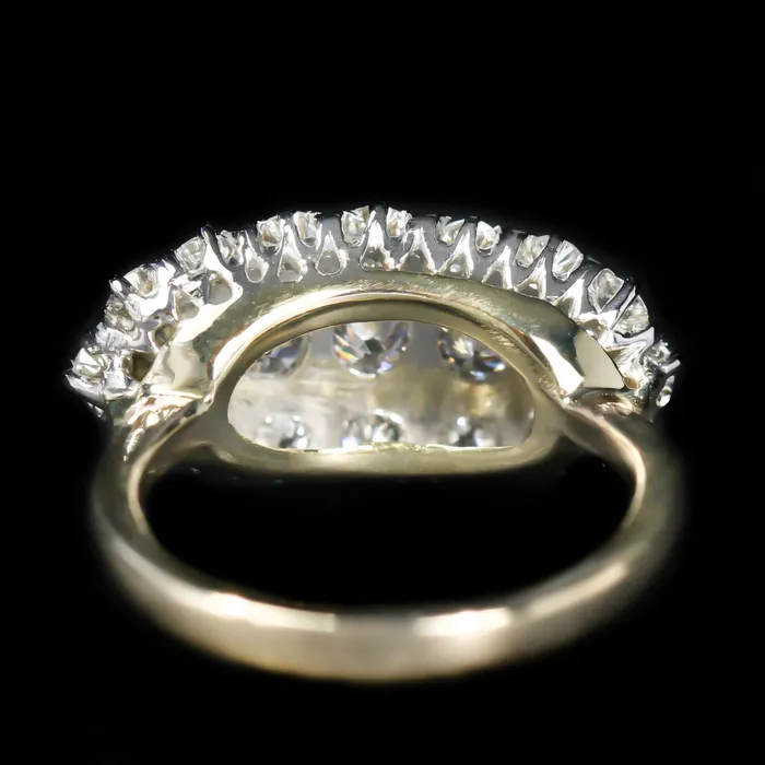 Edwardian 150 CTW Old European Cut Diamond Ring OTC Rings