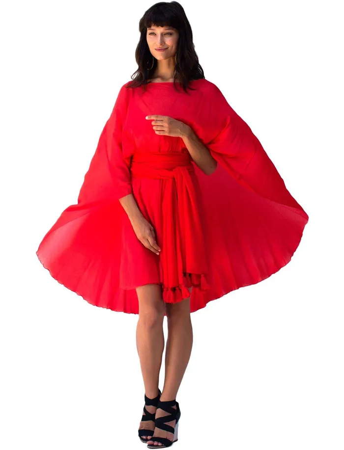 Erika Pea Earrings DIANA GODDESS SHORT DRESS