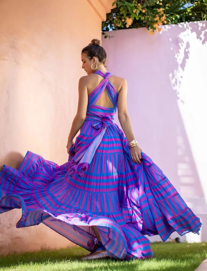 Erika Pea Earrings SELMA WOMEN BOHEMIAN MAXI DRESS