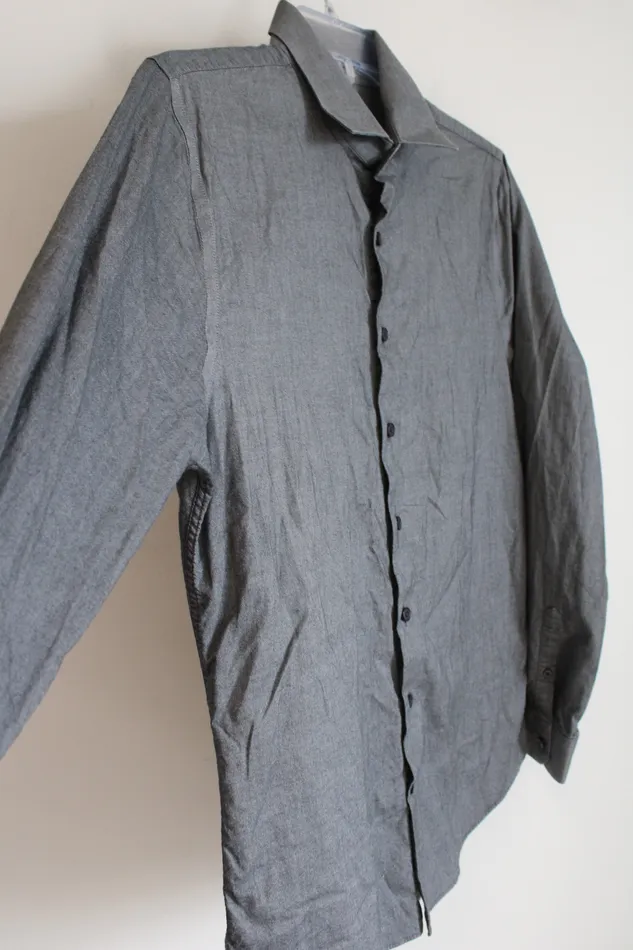 Express 1MX Extra Slim Gray Long Sleeved Button Down Shirt M 15155 Express Earrings Express 1MX Extra Slim Gray Long Sleeved Button Down Shirt M 15155 Express Earrings