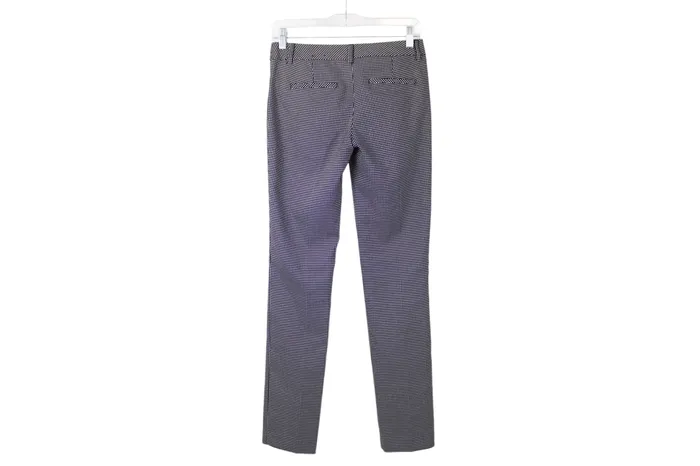 Express Columnist Black White Patterned Pant 00R Express Rings