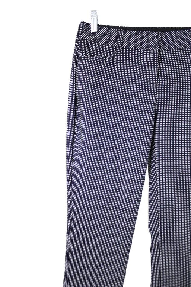 Express Columnist Black White Patterned Pant 00R Express Rings
