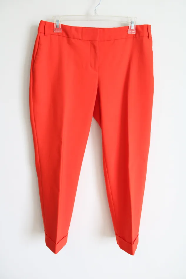 Express Earrings Express Editor Red Chino Pant 10