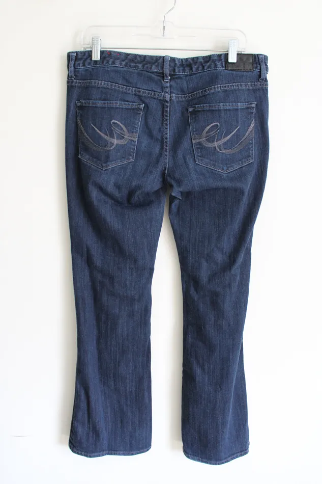 Express Jeans Stella Boot Leg Jeans 10 Express Earrings