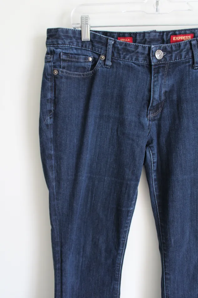 Express Jeans Stella Boot Leg Jeans 10 Express Earrings