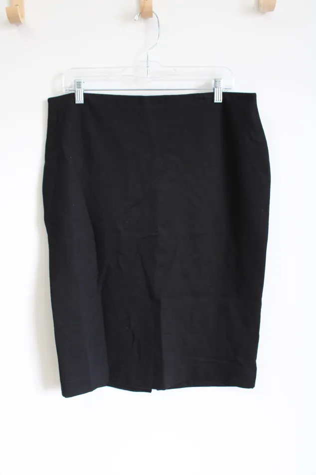Express Rings NEW Express High Rise Black Stretch Pencil Skirt L