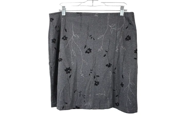 Fashion Bug Gray Skirt XL Fashion Bug Earrings
