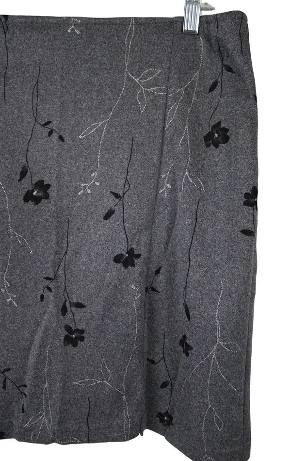 Fashion Bug Gray Skirt XL Fashion Bug Earrings