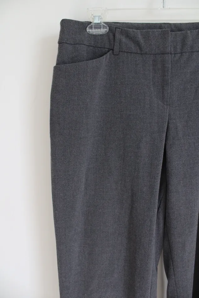 Fashion Bug Gray Trouser Pant 12 Petite Fashion Bug Earrings
