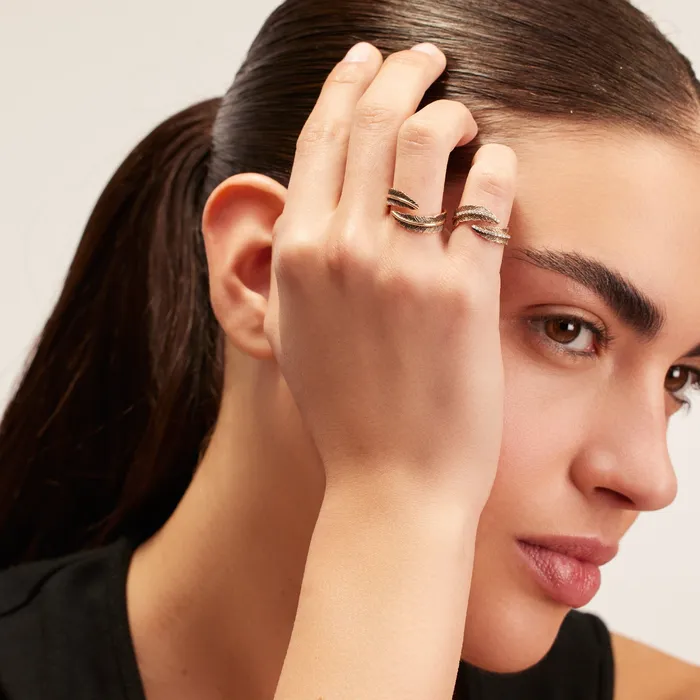 Feather Ring Kismet by Milka Rings