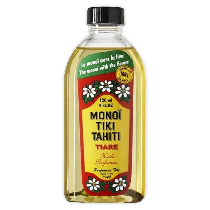 FIVESTARTRANSP Earrings Monoi Tiki Tahiti Tiare Oil 4 oz