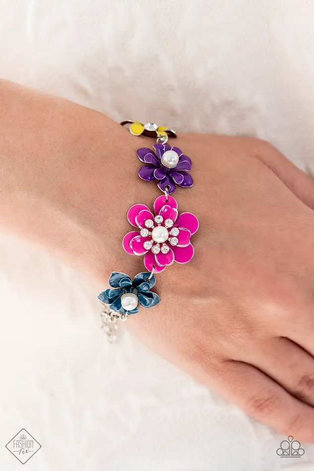 Flower Patch Fantasy Multi Paparazzi Accessories Earrings