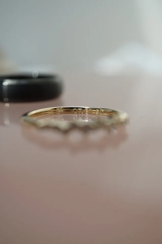 Foe Dear Earrings Engraving